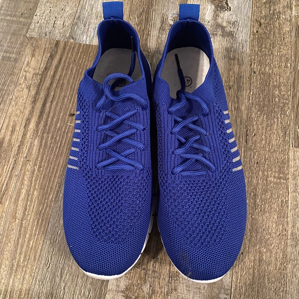 Blue shoes